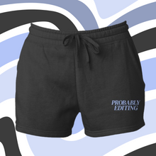 Load image into Gallery viewer, Probably Editing Shorts in black