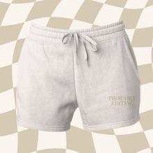 Load image into Gallery viewer, Probably Editing Shorts in bone