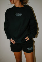 Load image into Gallery viewer, Probably Editing Crewneck in black