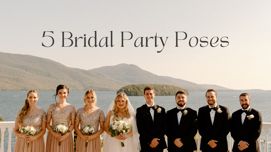 Five Easy Bridal Party Poses