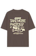Load image into Gallery viewer, Take More Photos Brown Tee
