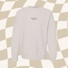 Load image into Gallery viewer, Probably Editing Crewneck in bone
