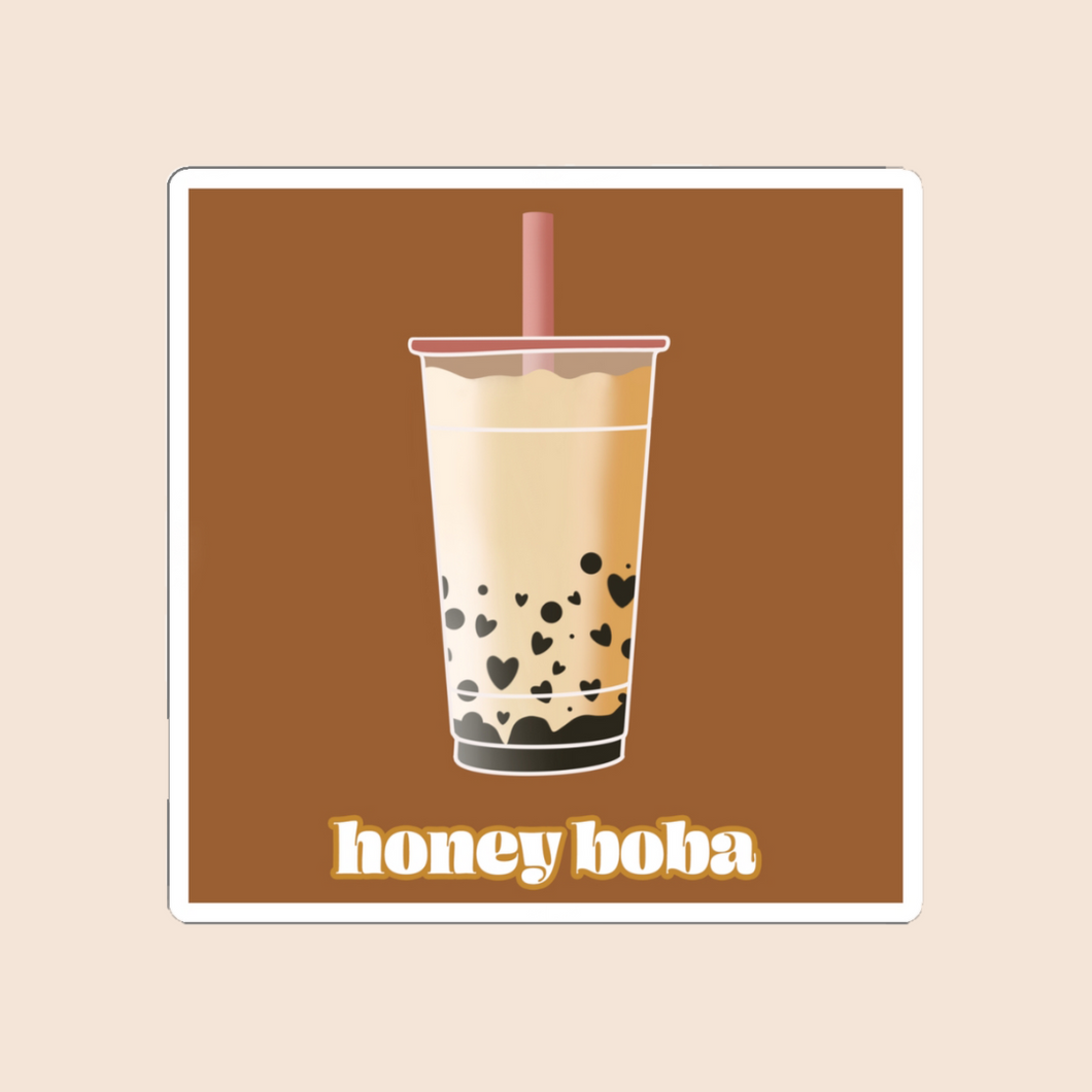 Honey Boba Sticker