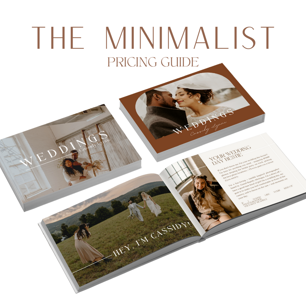 The Minimalist Pricing Guide Template