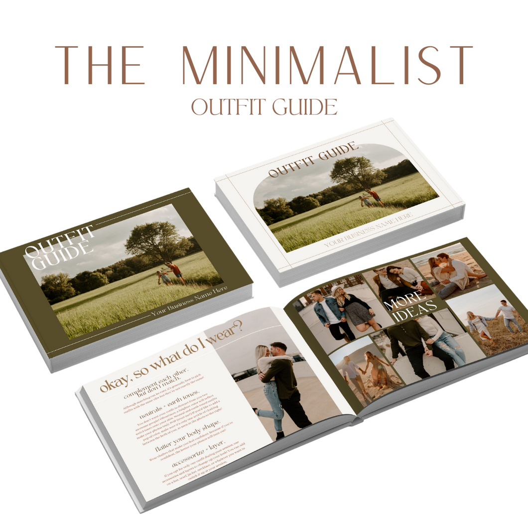 The Minimalist Outfit Guide Template