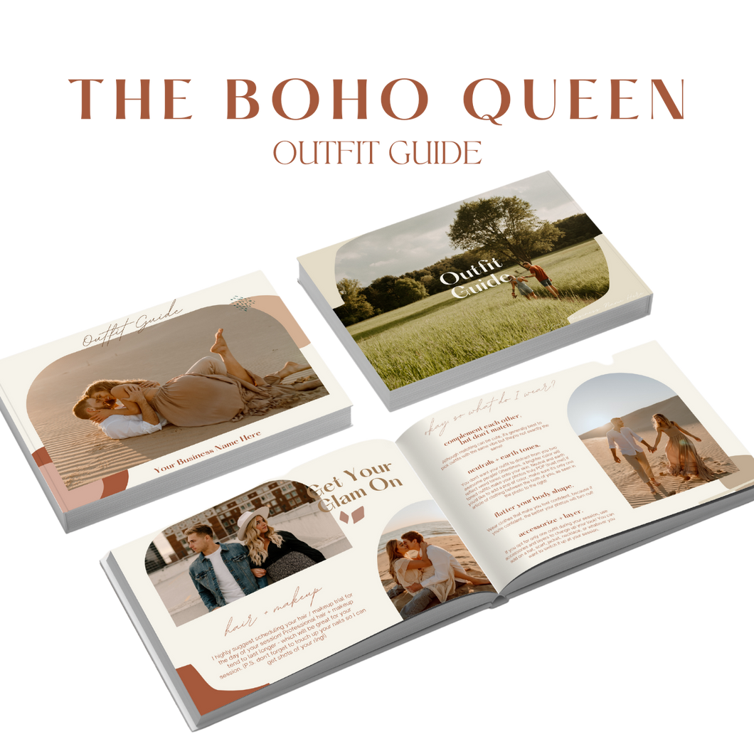 Boho Outfit Guide Template